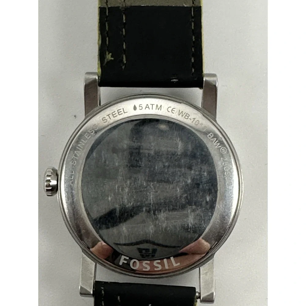 Fossil WB-1019 New‎ Battery Mens Watch 36MM 7.75